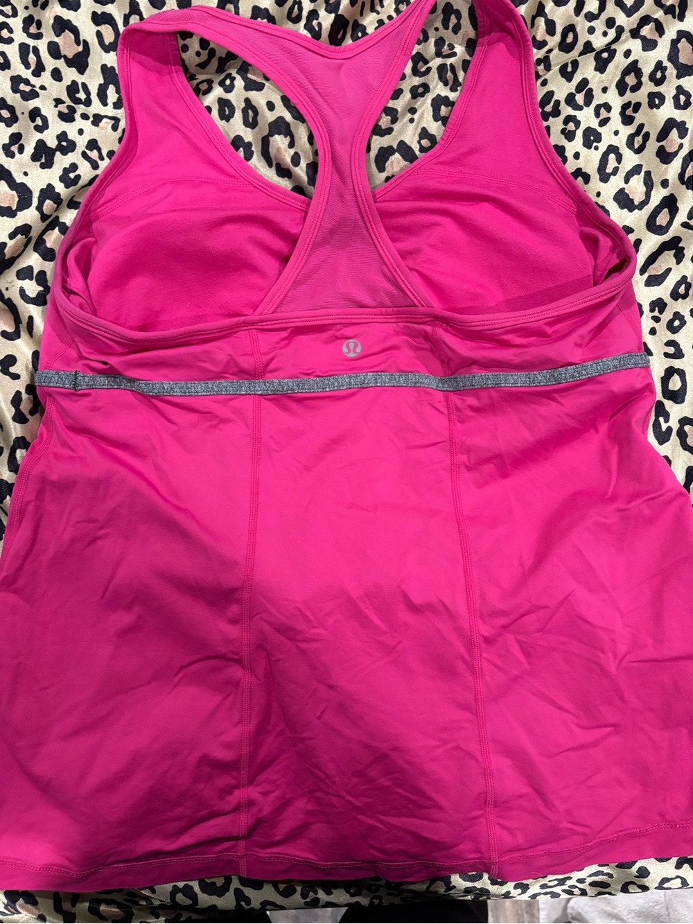 lululemon athletica Pink Racerback Tank with Built-In Bra